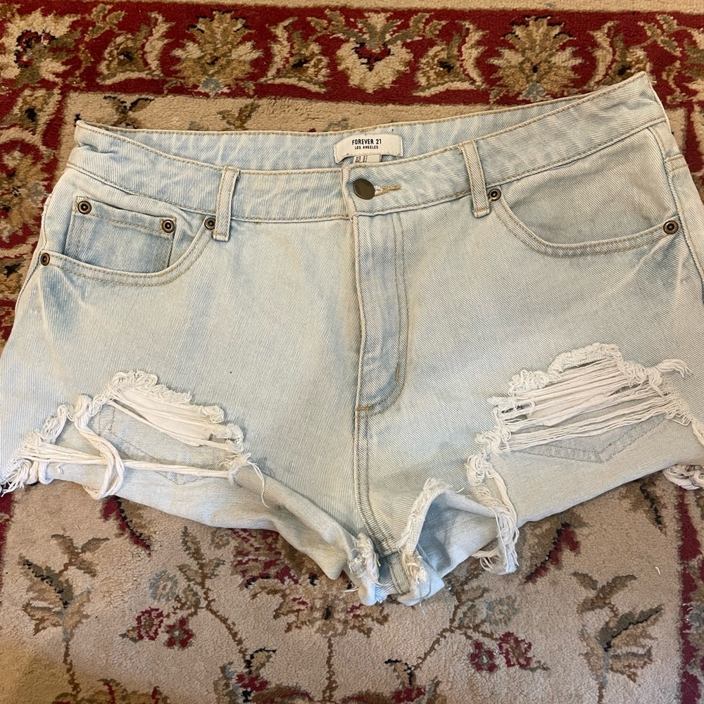 Forever 21 denim shorts